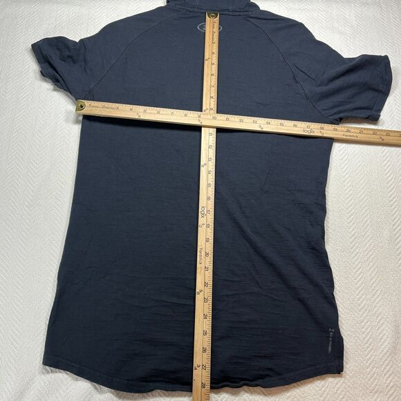 Under Armour Project Rock Hoodie T Shirt Mens Small Black Loose Pullover - Picture 10 of 12